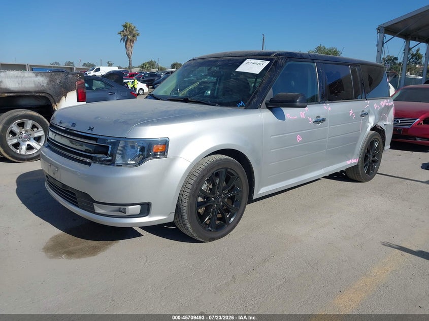 Vin: 2fmgk5c8xkba13262, lot: 46208149, ford flex sel 20192