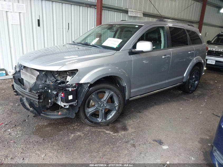 Vin: 3c4pddgg7kt771381, lot: 46208180, dodge journey crossroad awd 20192