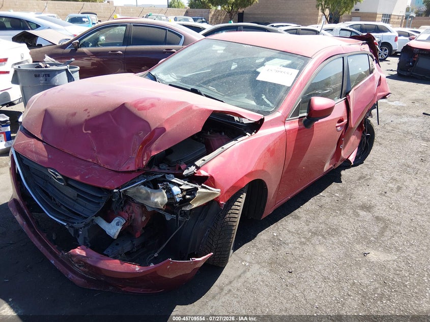Vin: jm1bm1k75f1224350, lot: 46208210, mazda mazda3 i sport 20152