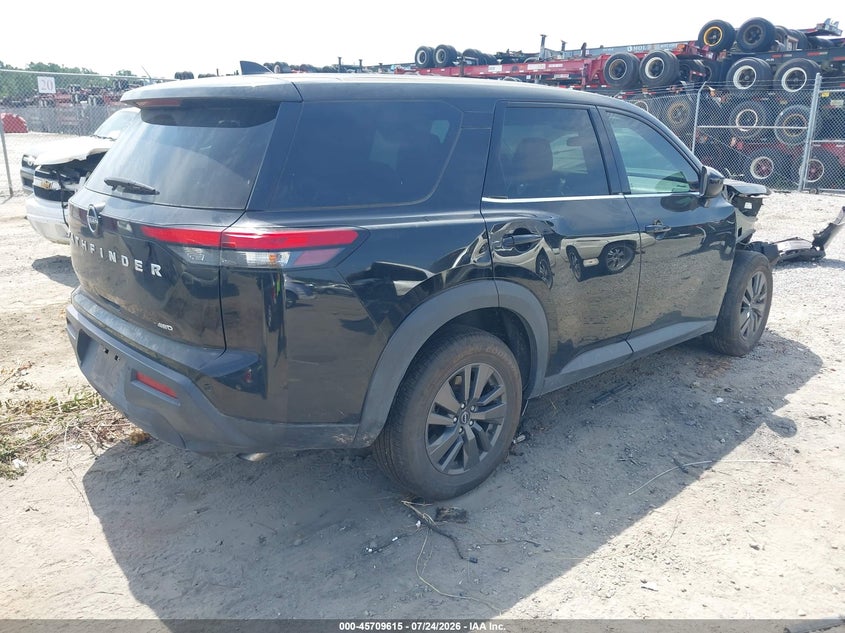 Vin: 5n1dr3ac1pc222634, lot: 46208271, nissan pathfinder s 4wd 20234