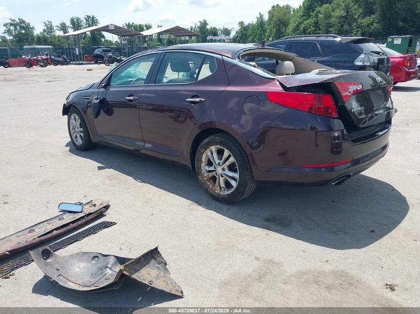 Vin: 5xxgm4a7xdg139580, lot: 46208294, kia optima lx 20133
