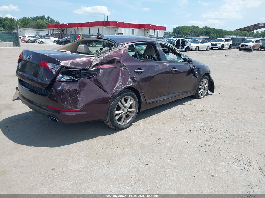 Vin: 5xxgm4a7xdg139580, lot: 46208294, kia optima lx 20134