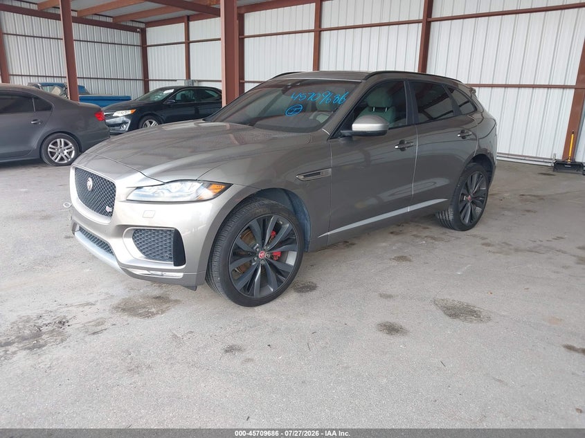 Vin: sadcm2fv3ja298706, lot: 46208342, jaguar f-pace s 20182