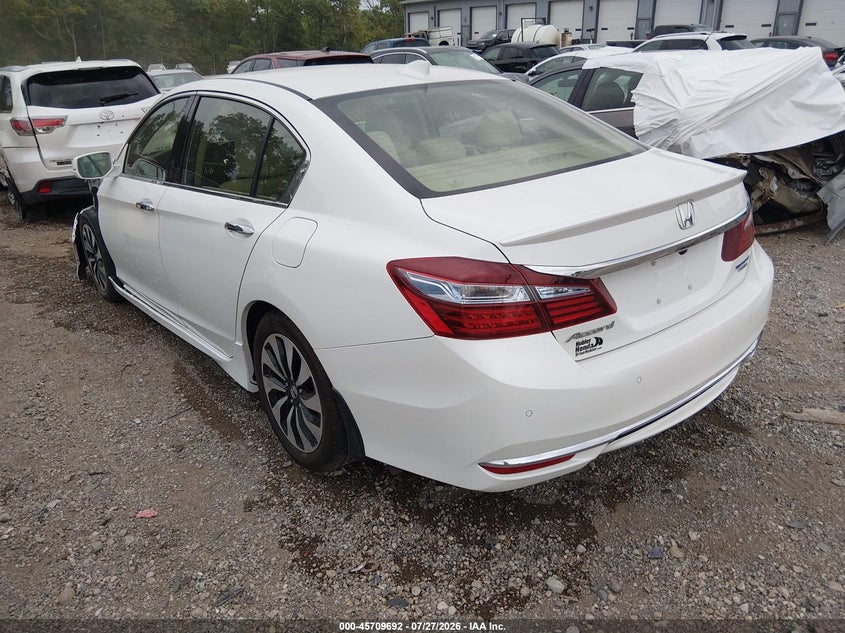 Vin: jhmcr6f70hc031400, lot: 46208348, honda accord hybrid touring 20173