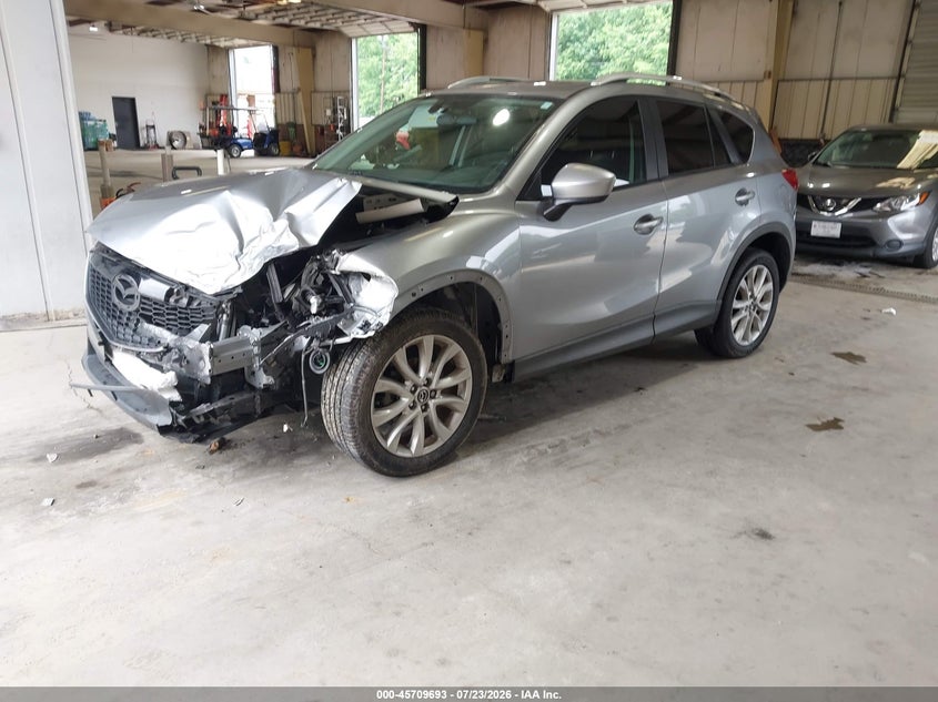 Vin: jm3ke2dy9e0360159, lot: 46208349, mazda cx-5 grand touring 20142