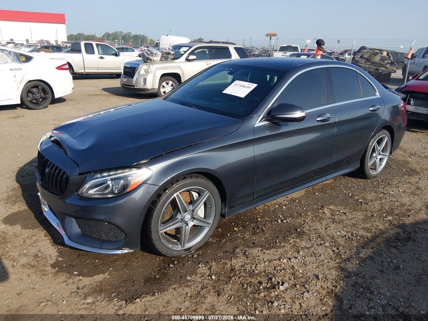 Vin: 55swf6gb9fu023532, lot: 46208355, mercedes-benz c 400 4matic 20152