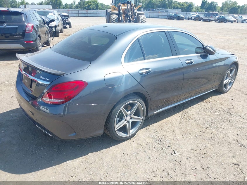 Vin: 55swf6gb9fu023532, lot: 46208355, mercedes-benz c 400 4matic 20154