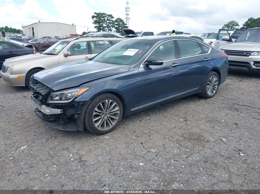 Vin: kmhgn4je6hu188461, lot: 46208357, genesis g80 3.8 20172