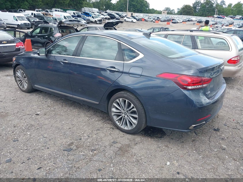 Vin: kmhgn4je6hu188461, lot: 46208357, genesis g80 3.8 20173