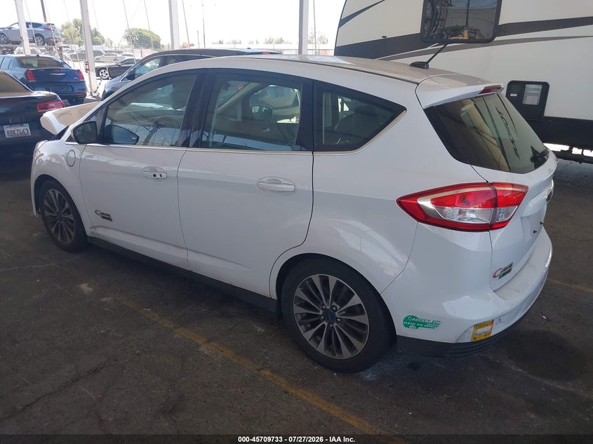 Vin: 1fadp5fu7hl108331, lot: 46208389, ford c-max energi titanium 20173