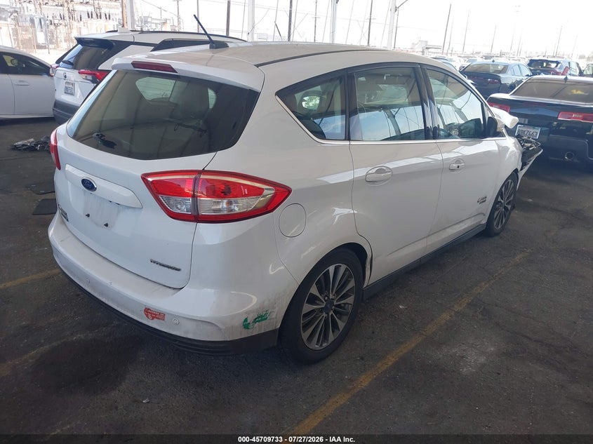 Vin: 1fadp5fu7hl108331, lot: 46208389, ford c-max energi titanium 20174