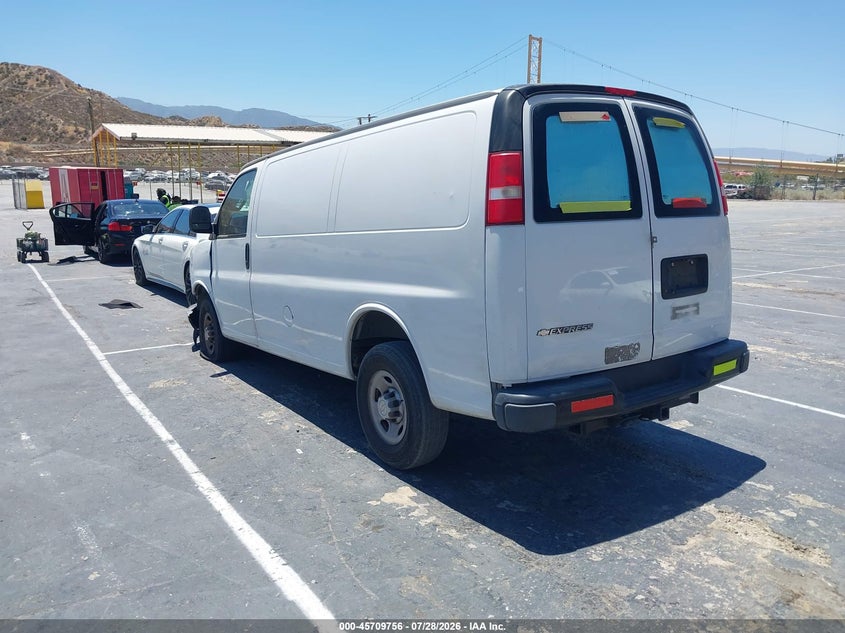 Vin: 1gcwgafgxk1298098, lot: 46208412, chevrolet express 2500 work van 20193