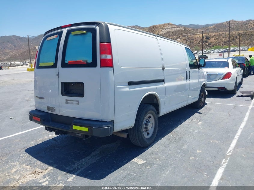 Vin: 1gcwgafgxk1298098, lot: 46208412, chevrolet express 2500 work van 20194