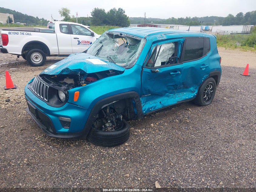 Vin: zacnjda14npn98562, lot: 46208424, jeep renegade sport 4x4 20222
