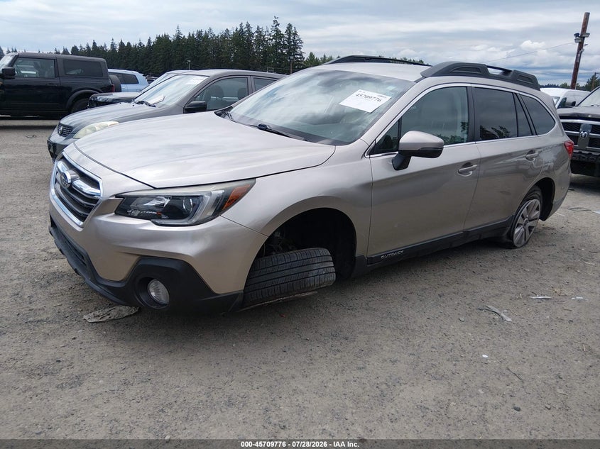 Vin: 4s4bsafc8j3220086, lot: 46208432, subaru outback 2.5i premium 20182