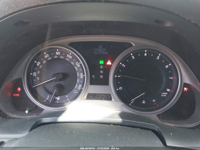 2008 LEXUS IS 250 auction photo 7