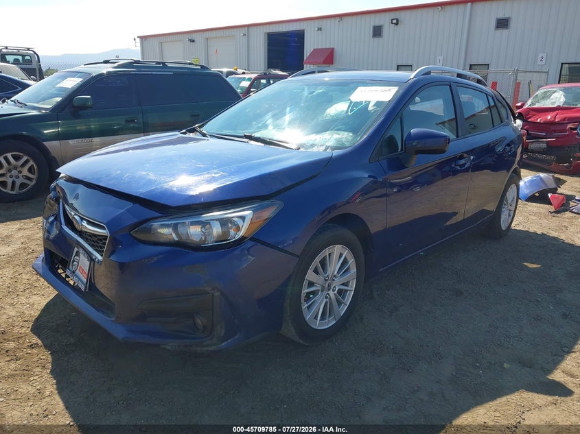Vin: 4s3gtad6xj3748457, lot: 46208440, subaru impreza 2.0i premium 20182
