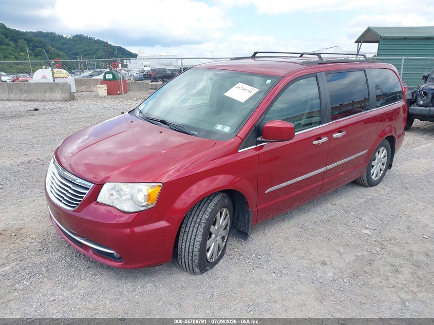 Vin: 2c4rc1bgxer423616, lot: 46208447, chrysler town & country touring 20142