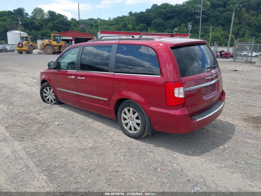 Vin: 2c4rc1bgxer423616, lot: 46208447, chrysler town & country touring 20143