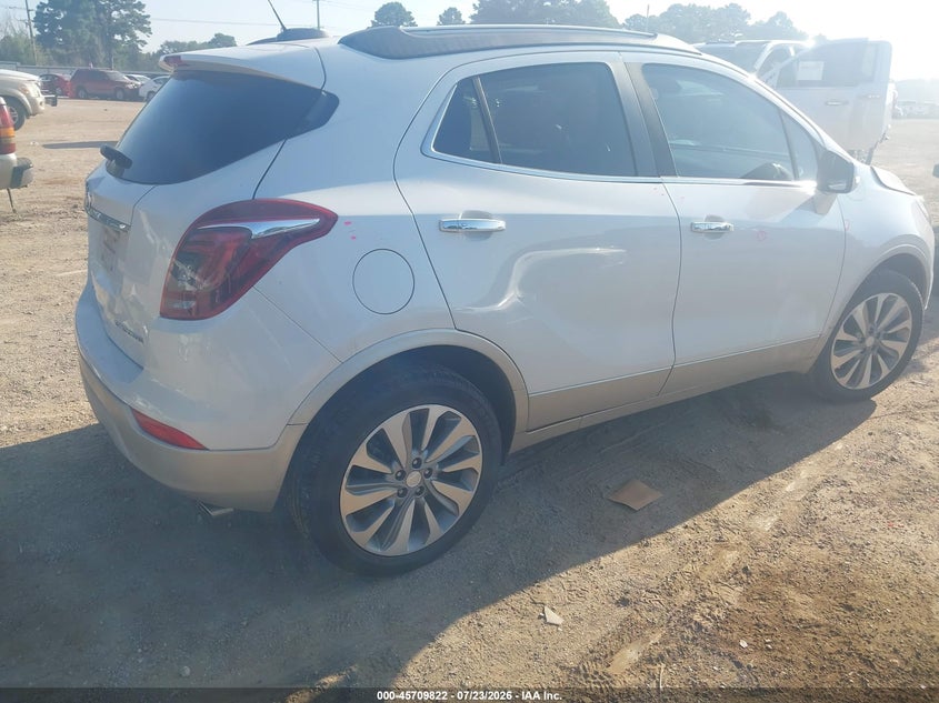 Vin: kl4cjasb0hb070011, lot: 46208478, buick encore preferred 20174