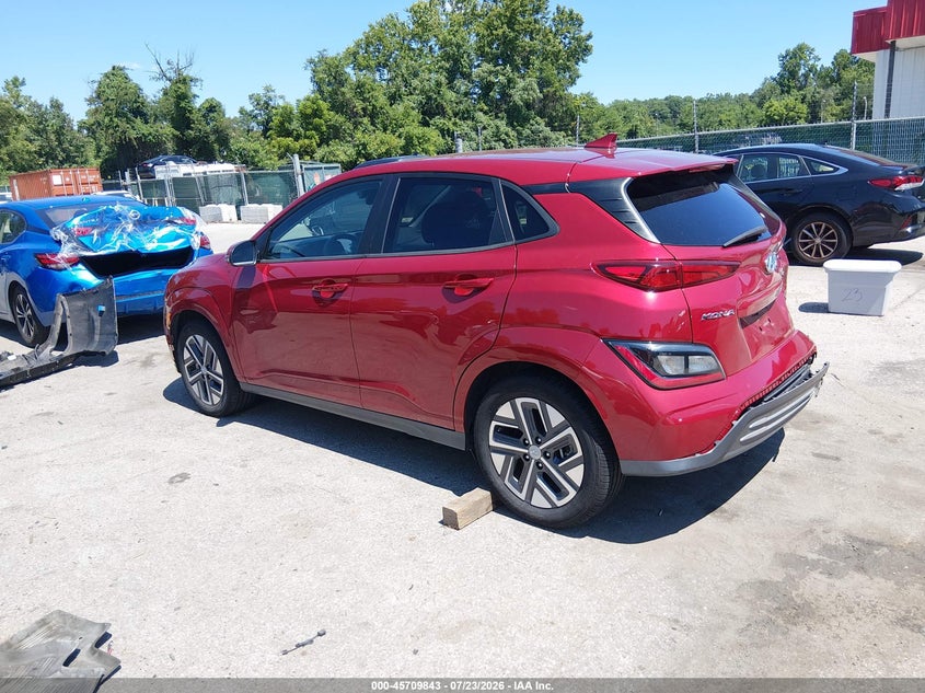 Vin: km8k23ag0pu190266, lot: 46208499, hyundai kona electric se 20233