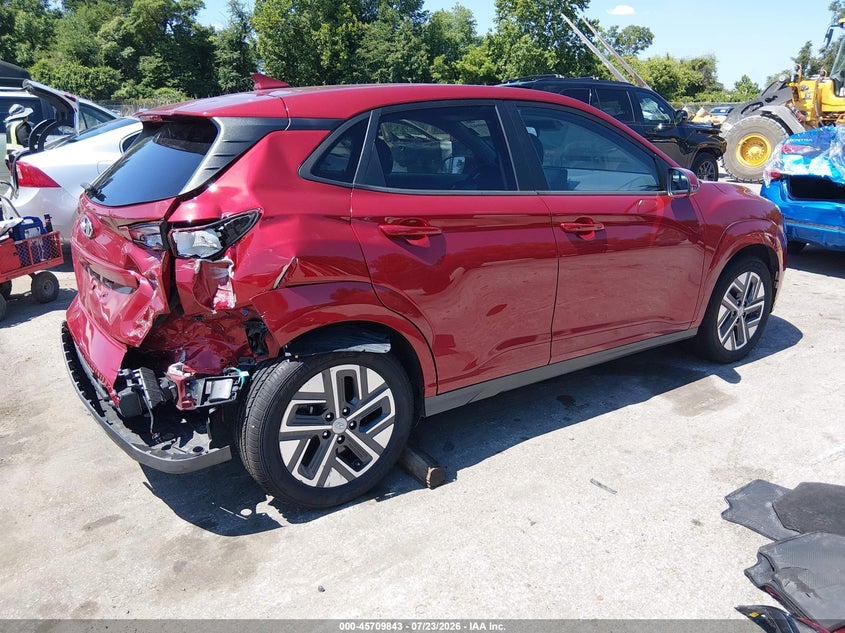 Vin: km8k23ag0pu190266, lot: 46208499, hyundai kona electric se 20234