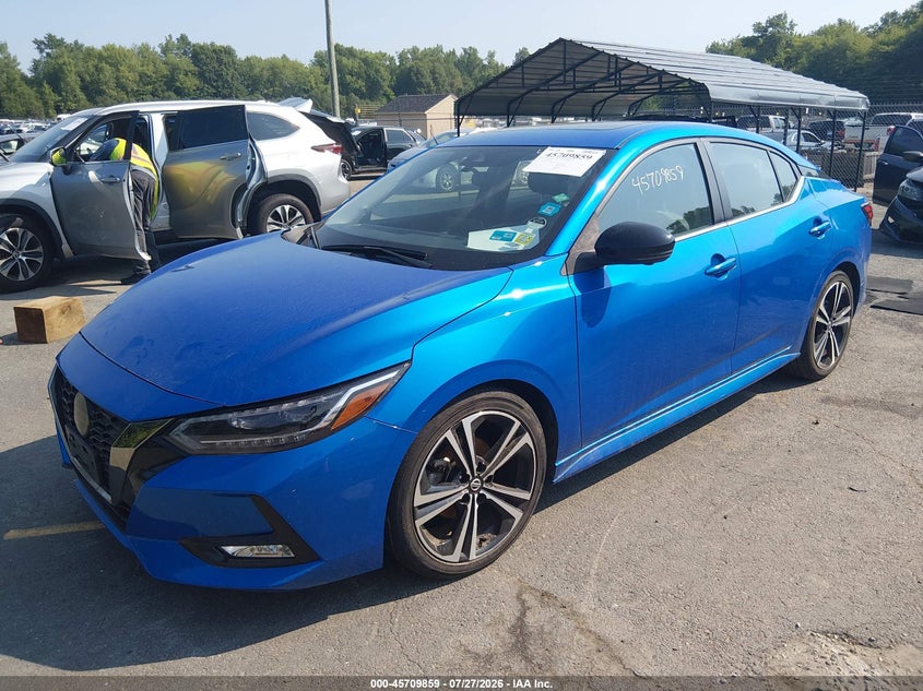 2022 Nissan Sentra Sr Xtronic Cvt, Flood, IAAI, VIN 3N1AB8DV0NY284927 — photo 2