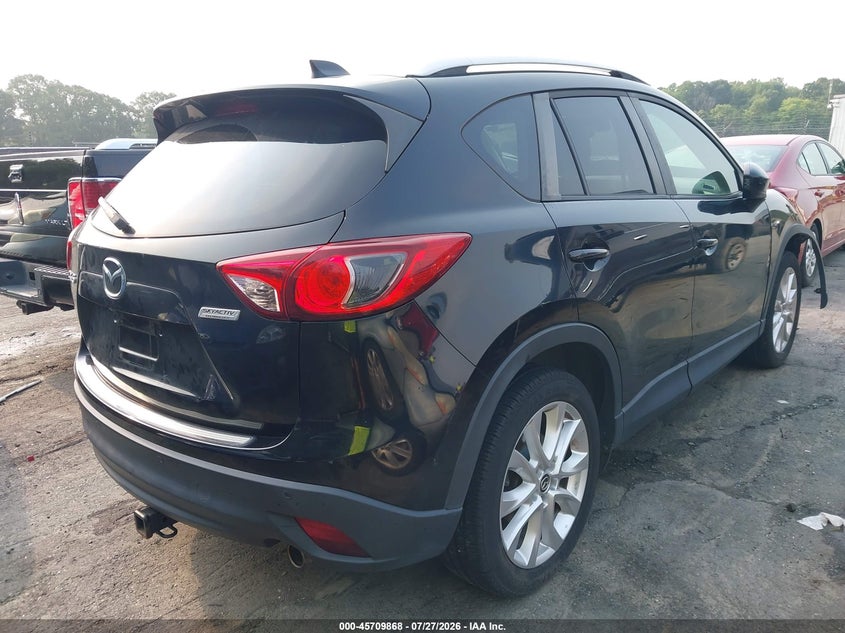 Vin: jm3ke2dy0e0304692, lot: 46208524, mazda cx-5 grand touring 20144