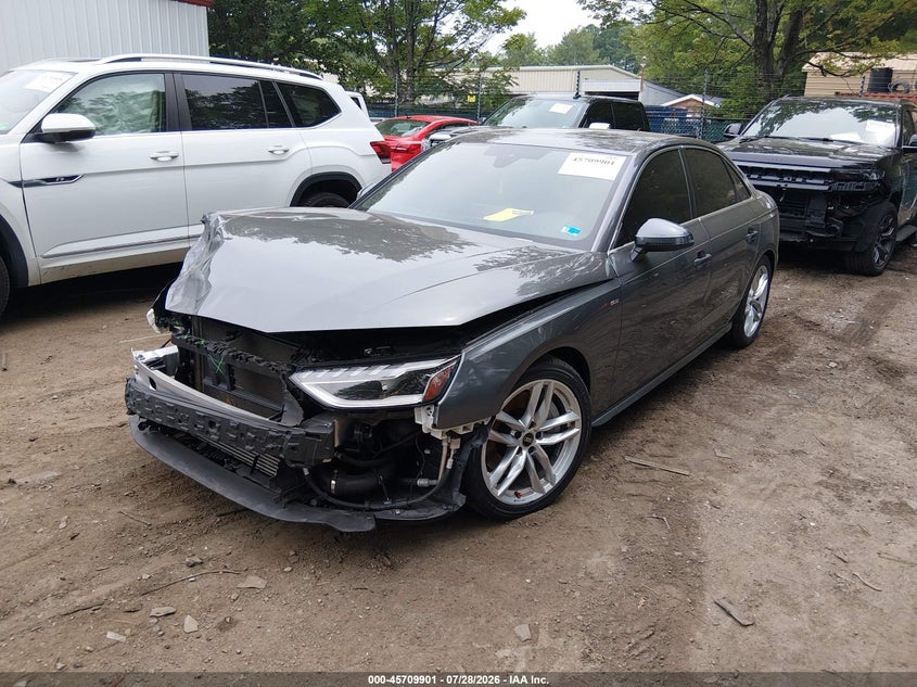 Vin: waudaaf47pn008606, lot: 46208557, audi a4 premium 45 tfsi s line quattro s tronic 20232
