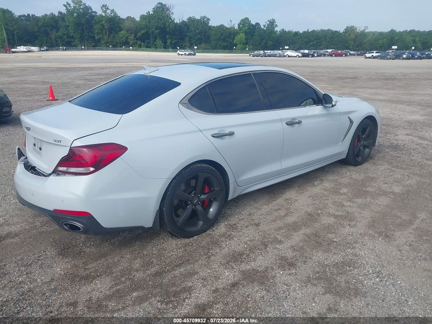 Vin: kmtg34le1ku022171, lot: 46208588, genesis g70 3.3t advanced 20194