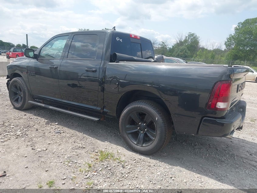 Vin: 1c6rr7mt9js156769, lot: 46208595, ram 1500 sport 20183