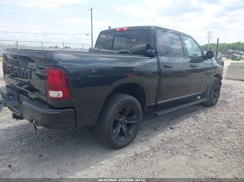 Vin: 1c6rr7mt9js156769, lot: 46208595, ram 1500 sport 20184