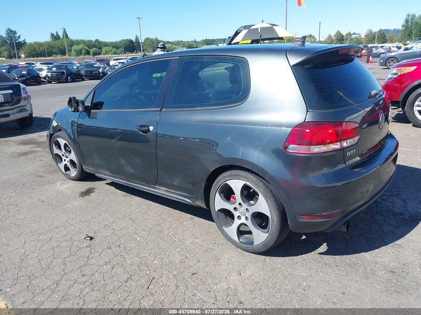Vin: wvwed7ajxdw100832, lot: 46208597, volkswagen gti 2-door 20133