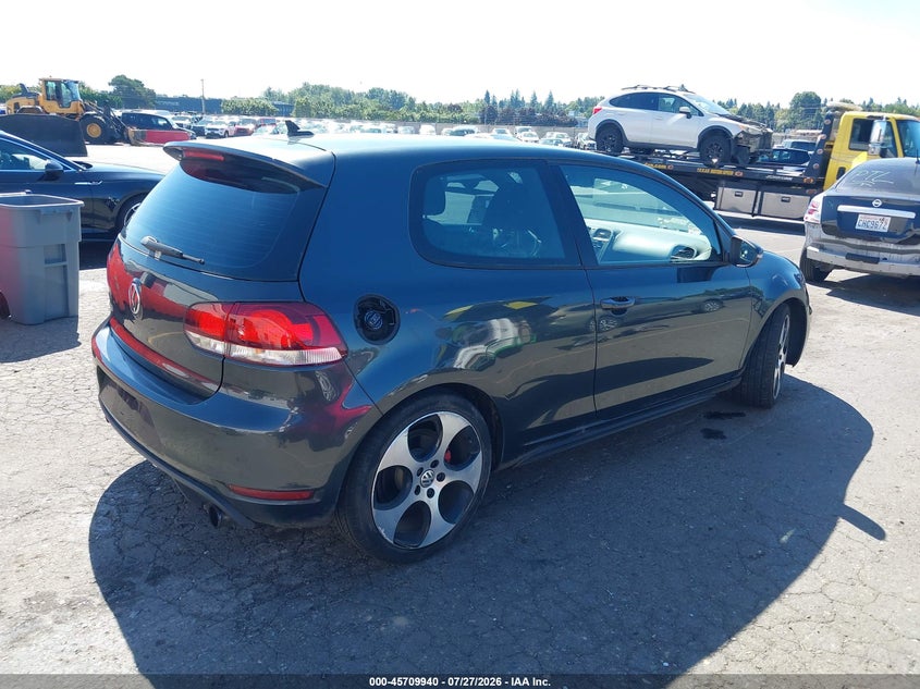 Vin: wvwed7ajxdw100832, lot: 46208597, volkswagen gti 2-door 20134