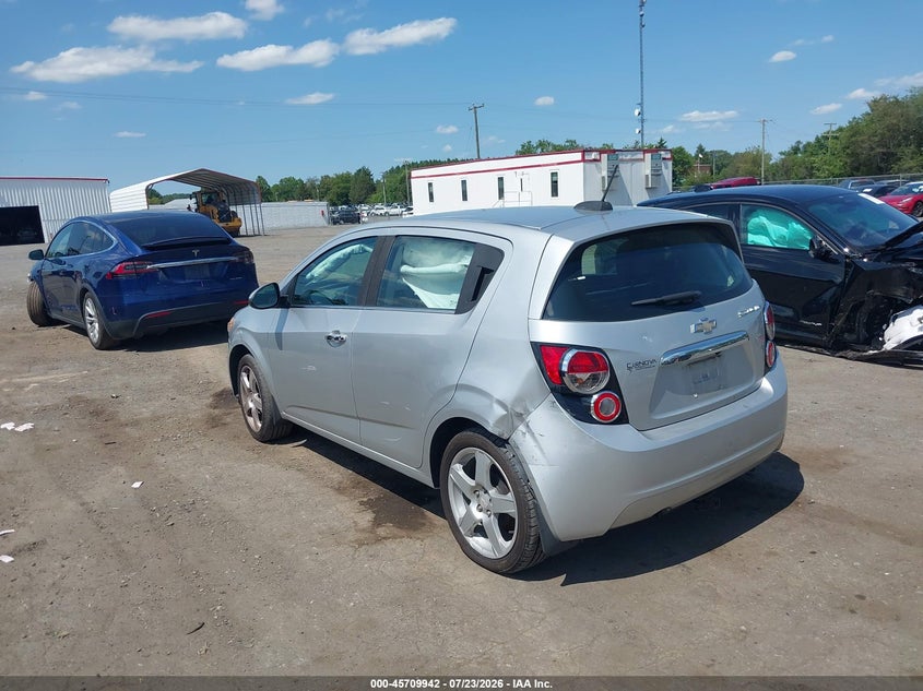 Vin: 1g1je6sb2f4212335, lot: 46208598, chevrolet sonic ltz auto 20153