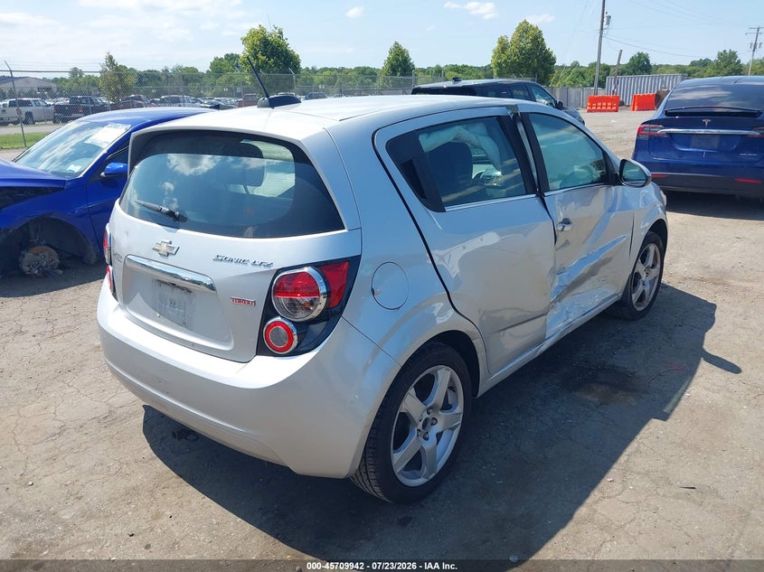 Vin: 1g1je6sb2f4212335, lot: 46208598, chevrolet sonic ltz auto 20154