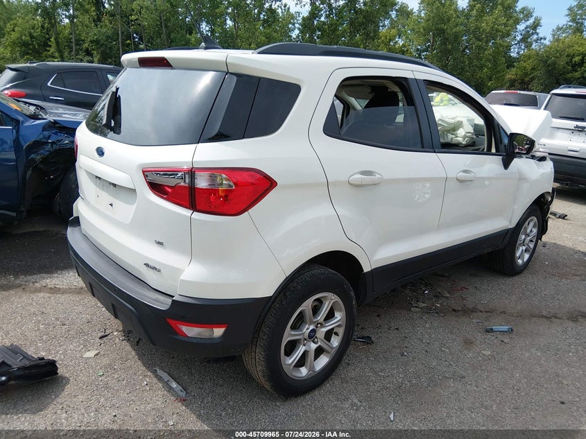 Vin: maj6s3gl1nc474377, lot: 46208621, ford ecosport se 20224
