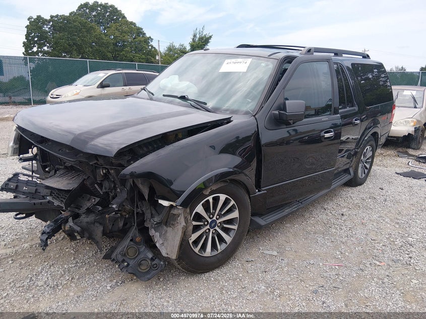 Vin: 1fmjk1jt5fef45373, lot: 46208630, ford expedition el xlt 20152