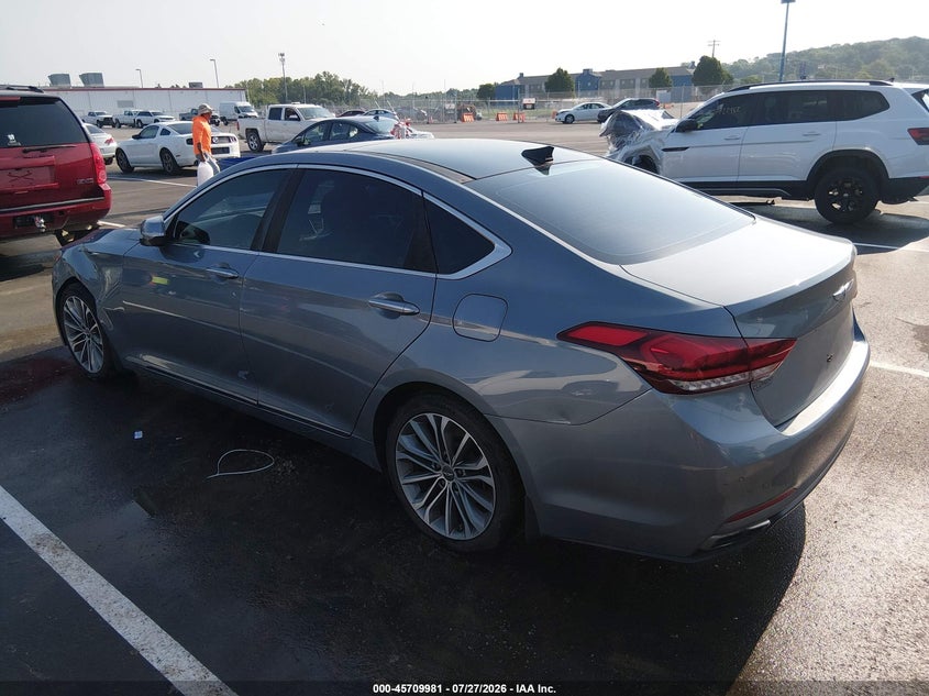 Vin: kmhgn4je3fu035730, lot: 46208637, hyundai genesis 3.8 luxury 20153