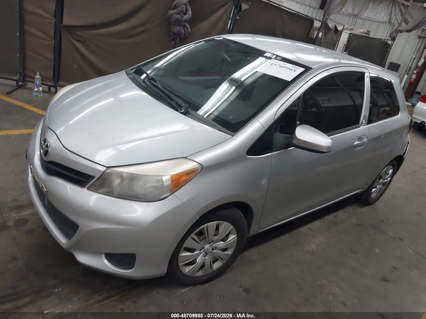 Vin: jtdjtud39dd561075, lot: 46208644, toyota yaris l 20132