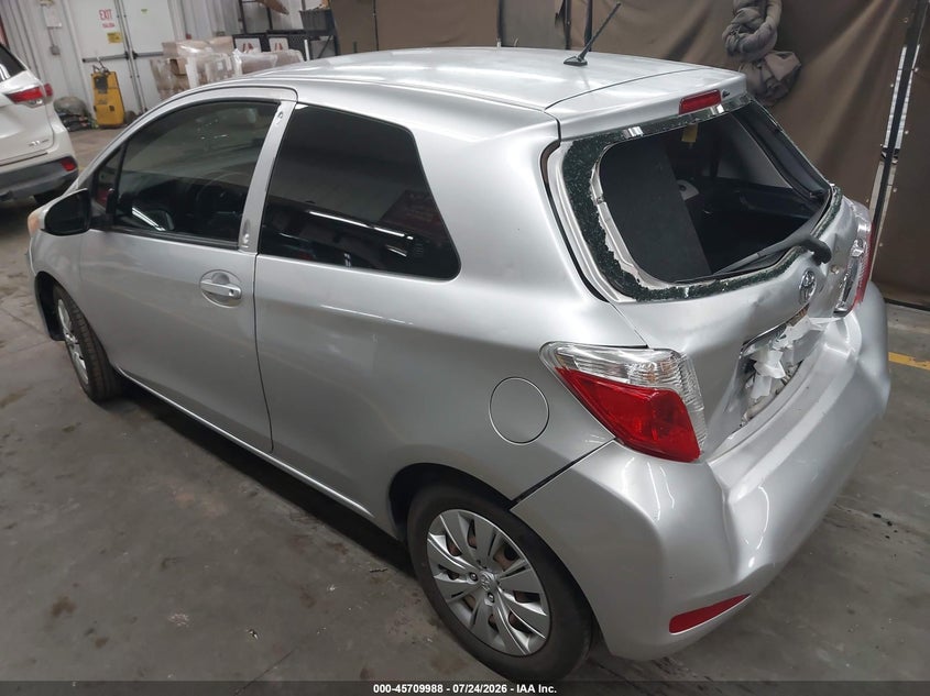 Vin: jtdjtud39dd561075, lot: 46208644, toyota yaris l 20133