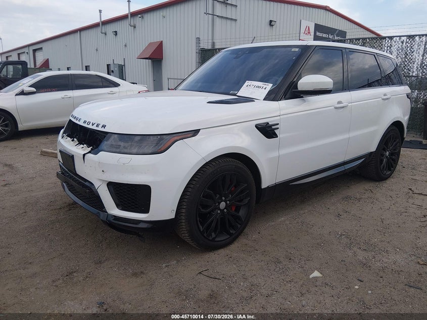 Vin: salwr2ru2ka864250, lot: 46208670, land rover range rover sport hse mhev 20192