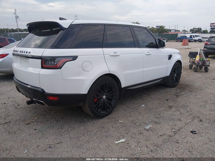 Vin: salwr2ru2ka864250, lot: 46208670, land rover range rover sport hse mhev 20194