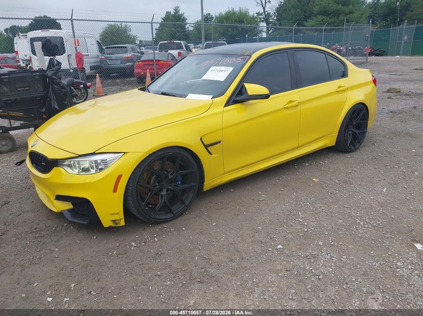 Vin: wbs8m9c54g5e68311, lot: 46208713, bmw m3 20162