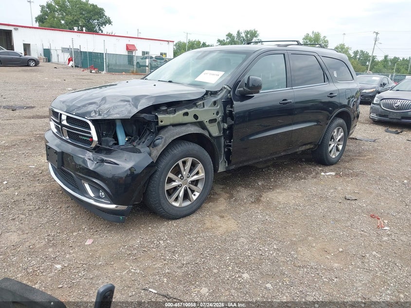 Vin: 1c4rdjdg9fc740596, lot: 46208714, dodge durango limited 20152