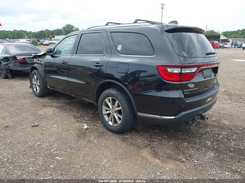 Vin: 1c4rdjdg9fc740596, lot: 46208714, dodge durango limited 20153