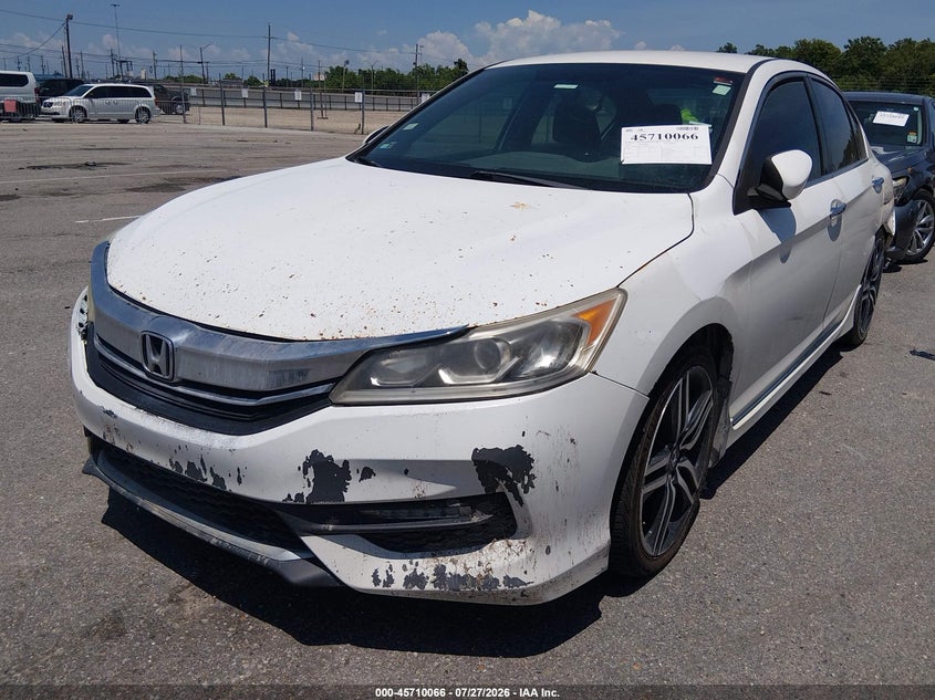 Vin: 1hgcr2f51ga040031, lot: 46208721, honda accord sport 20162