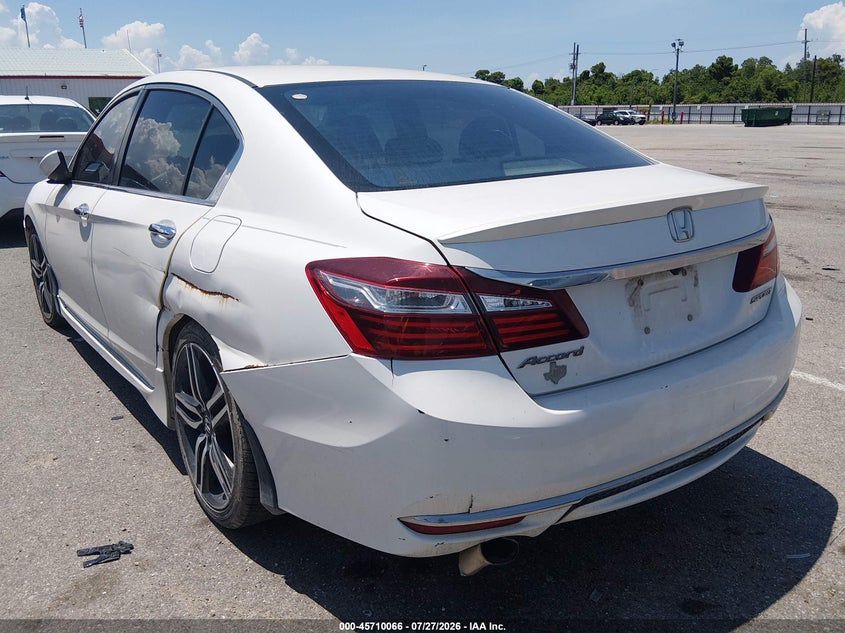 Vin: 1hgcr2f51ga040031, lot: 46208721, honda accord sport 20163