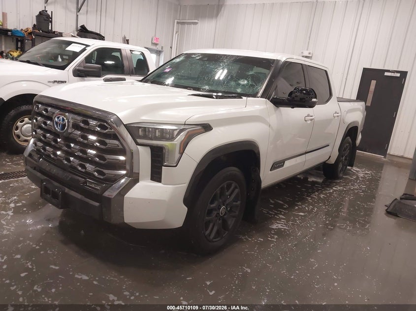 Vin: 5tfnc5dbxrx041889, lot: 46208765, toyota tundra hybrid platinum 4wd 20242