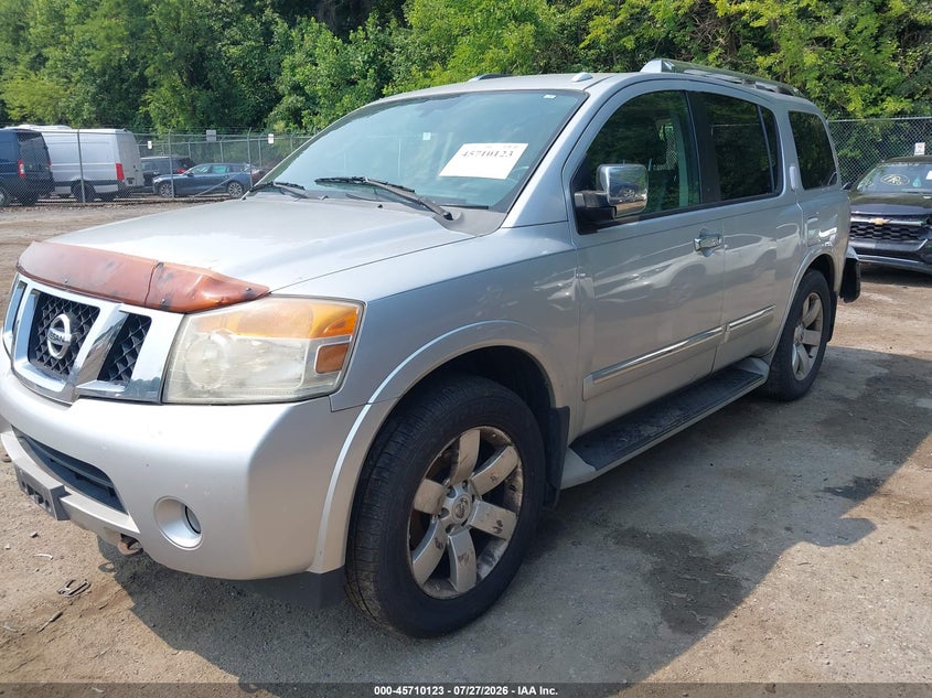 Vin: 5n1ba0ncxbn620574, lot: 46208779, nissan armada sl 20112
